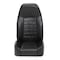 Smittybilt 7618 CJ & WRANGLER CJ/YJ/TJ/LJ SEAT  FRONT  STANDARD BUCKET  VINYL BLACK 44901 - alternate 3